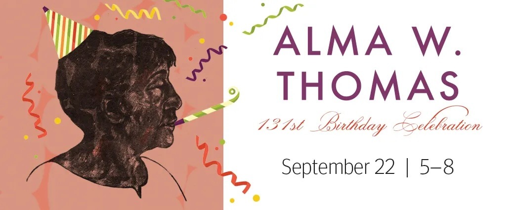 2022 Alma Thomas 131st Birthday Celebration 1040 x 425 B