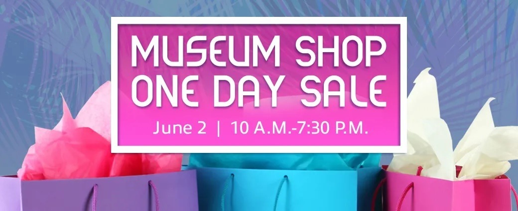 2022 June Museum Shop One Day Sale 1040 x 425
