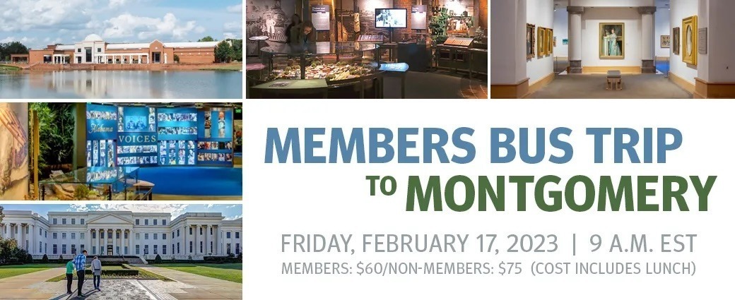 2023 Members Bus Trip to Montgomery 1040 x 425