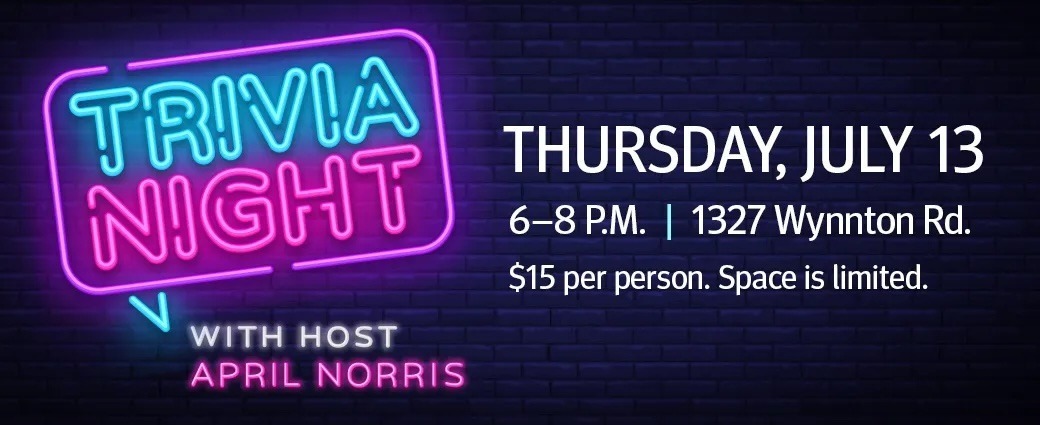 2023 Members Trivia Night with April Norris 1040 x 425
