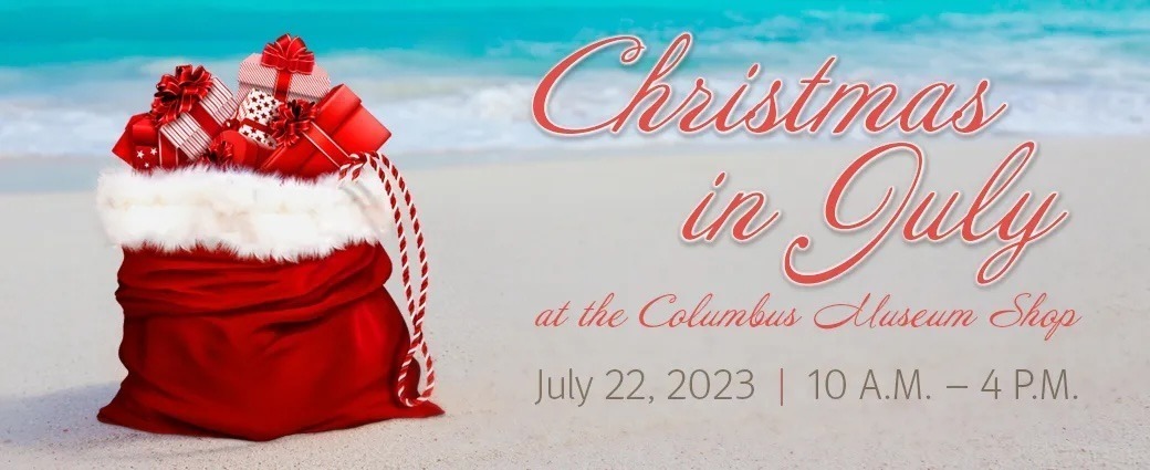 2023 Museum Shop Christmas in July 1040 x 425