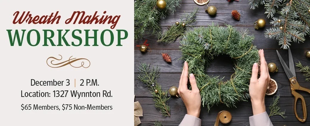 2023 Wreath Making Workshop 1040 x 425