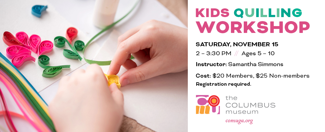 2025 Kids Quilling Workshop Series 1040 x 425