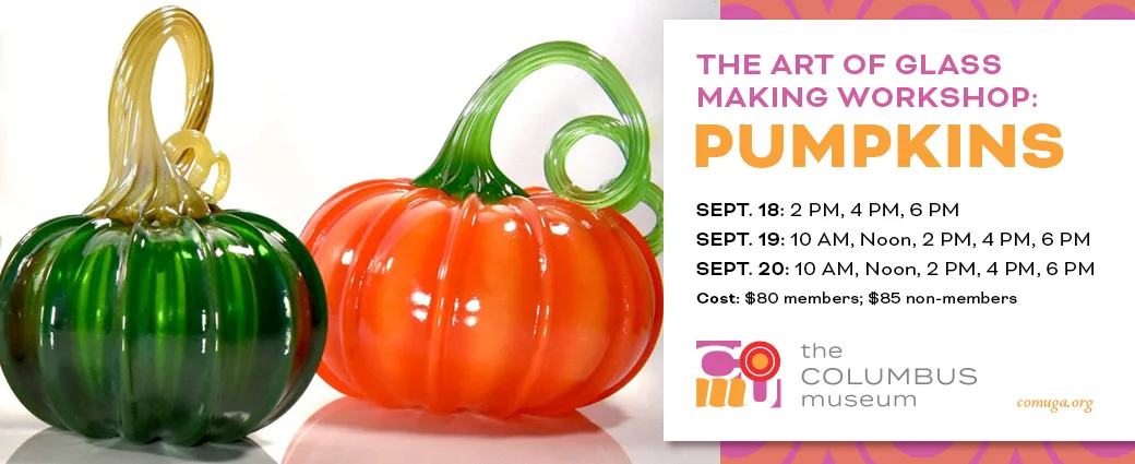 2026 The Art of Glass Making Pumpkins Website Slider 1040 x 425