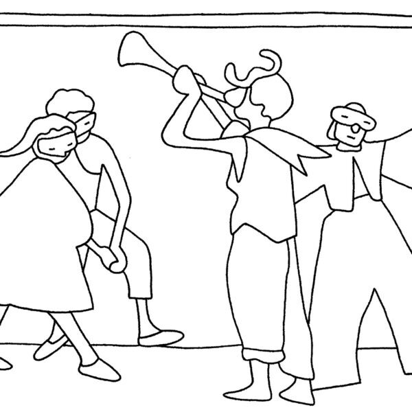 Children Mardi Gras Coloring Page